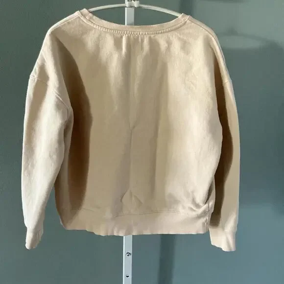 “Pact” Women's Cream and Yellow sweatshirt with logo Kindnesses is Cool. - Picture 3 of 5